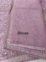 Kota silk saree with embroidery MKS7012 - Lavender