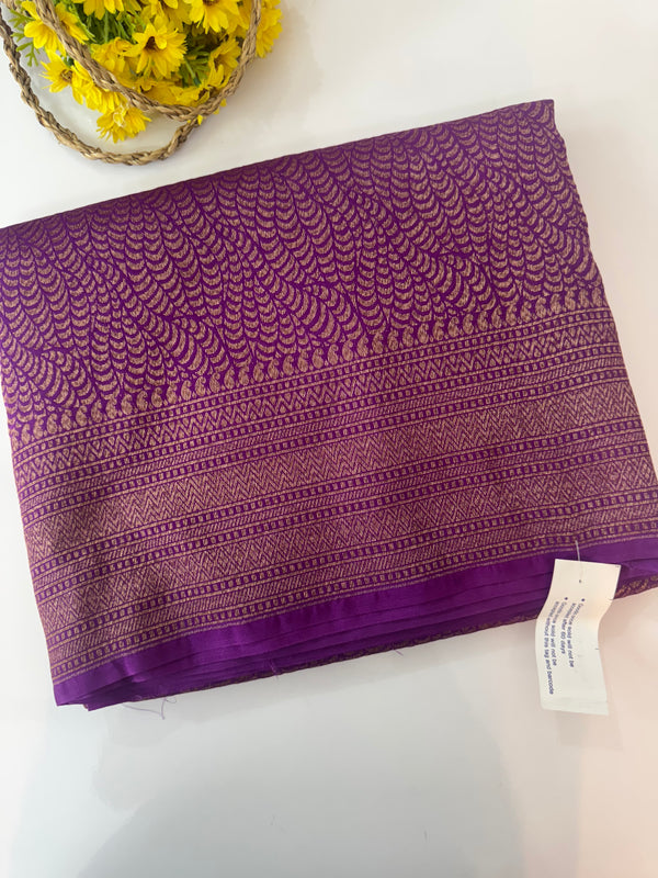 Banarasi semi katan saree SMBNIRY- Vadamalli