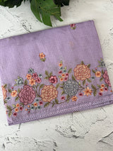 Silky kota embroidery saree MSK4333 Lavender