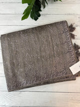 Cutwork Blended Jute - tussar saree MTS9079