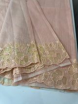 Soft kota silk saree with applique work MS85432