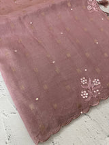Fancy Chanderi silk saree with blouse MFC213