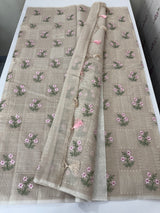 Netkota embriodery saree MS1496 PastelMauve