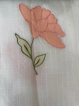 Kota silk cotton saree with applique work MS81789