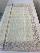 Cutwork Phulkari NetKota embroidery saree - MSH987