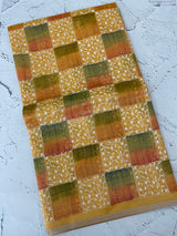 Tissue Silk embriodery saree MS49892
