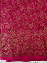 Banarasi semi katan saree SHKNSNM RaniPink (1)
