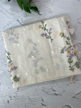 Mul chanderi embriodery saree MSH285