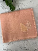 Kota Moonga checks Applique work saree  MSH278(3)