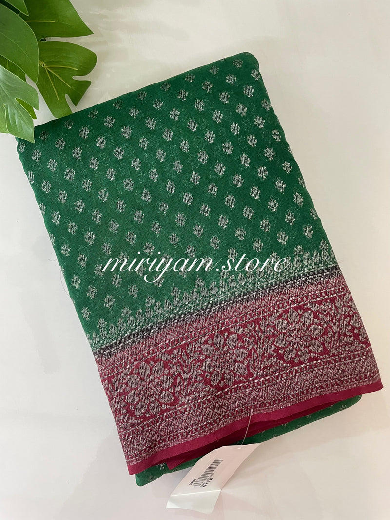 Banarasi viscose Georgette saree MKGS685