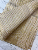 Tissue mix Soft silk saree with applique work MS8146 - Golden