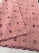 NetKota Applique work saree  MS6798- Pink