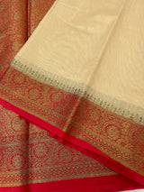 Semi silk saree with blouse MBS7855