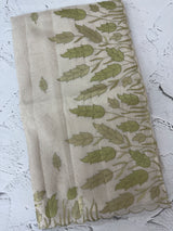 Tissue silk saree with applique work  MSH105