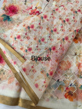 Semi linen saree with digital prints  MLS8765 (4)