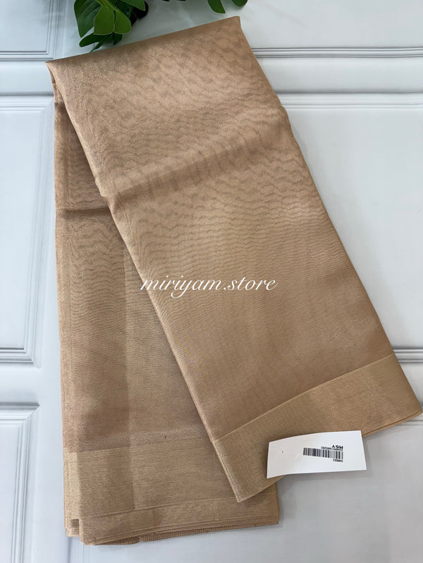 Tissue silk saree MSDH123 - RoseGold