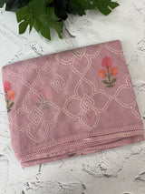 Silky kota embroidery saree MSK4332