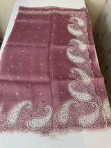 Viscose Organza saree with embriodery-MS14414