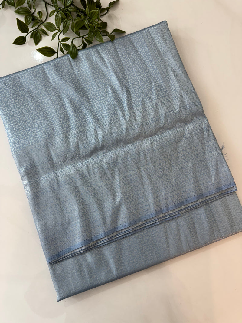 Pastel soft silk Saree - MKP934 PowderBlue