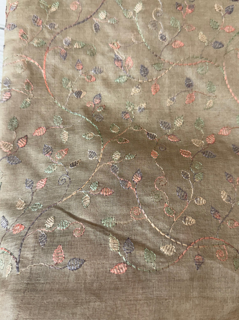 Pure desi tussar silk saree with embroidery- MTSS659 (5)