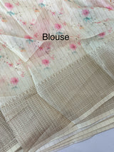 Semi silk saree with digital prints MSR671