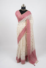 Ombre semi Linen Saree - MSL1514 (2)
