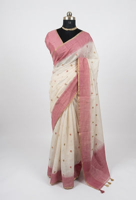 Ombre semi Linen Saree - MSL1514 (2)