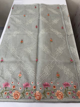 Silky kota embroidery saree MSK4331