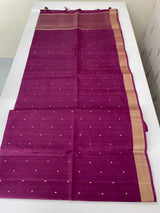 Tussar mix Semi silk saree with small buttas MSS8930