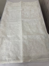 Organza saree with theead work - MSH192 White