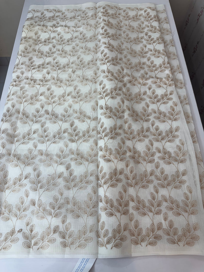 Kota cotton embriodery saree MS1490