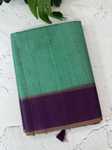 Semi silk saree with zari weaving  MSG6161