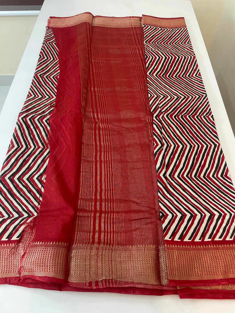 Semi chanderi saree  MCSC673