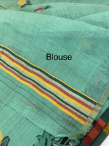 Jamdani silk Cotton Saree with thread work  MSJ787