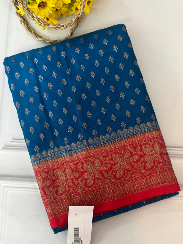 Banarasi viscose Georgette saree MKGS611