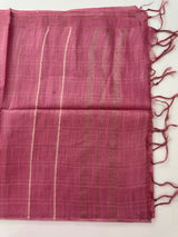 Semi tussar saree MS872- Pink