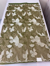 Organza saree with thread work- MC318