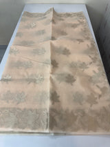 Fancy Kota Organza saree with Banarasi weaving MSH156 PastelPeach