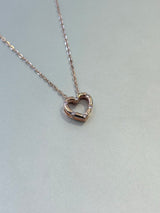 Elara 92.5 RoseGold Necklace EL265