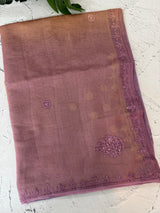 Pure Mul chanderi saree with hand chikankari work - MSM511 (13)