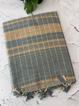 Blended soft tussar silk saree MS1587 PowderBlue