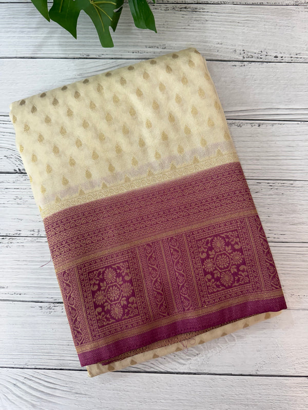 Semi banarasi Georgette saree - MSB8976