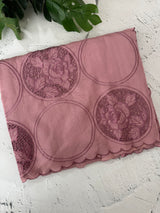 Tussar chanderi cutwork saree MSTC121 OnionPink