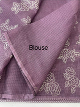 Silky kota embroidery saree  MS14856