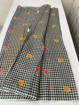 Digital printed semi Linen Saree MLS615