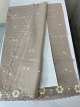 Soft Tissue kota embroidery saree MSK4660