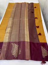 Tissue soft silk saree with Zari work  MST376