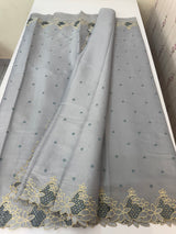 Satin finish kosa tussar saree with cutwork - MSH205