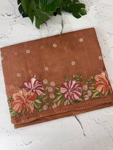 Silky kota embroidery saree MSK4333