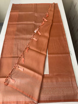 Premium Brocade Soft Silk Saree MS6788 - Peach